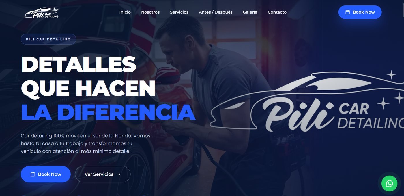 Pili Car Detailing - homepage